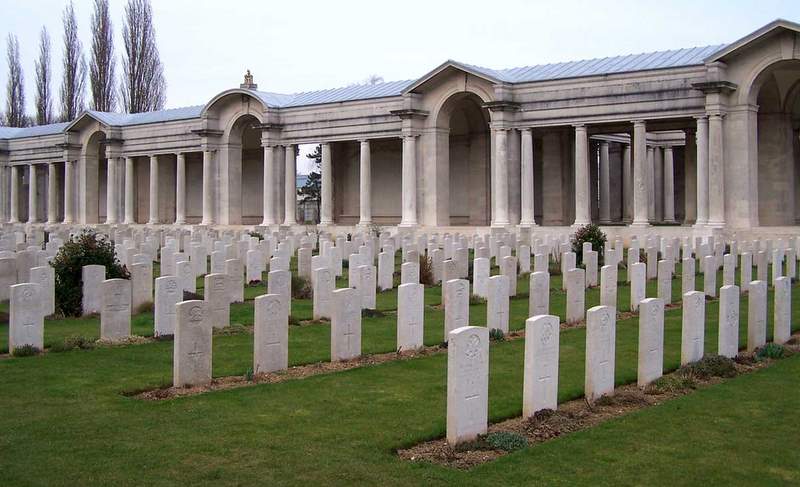The Arras Memorial (Faubourg-d'Amiens), Arras, France.